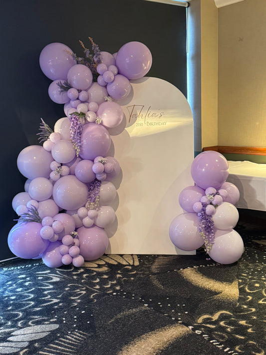 Single Arch and Balloon Garland